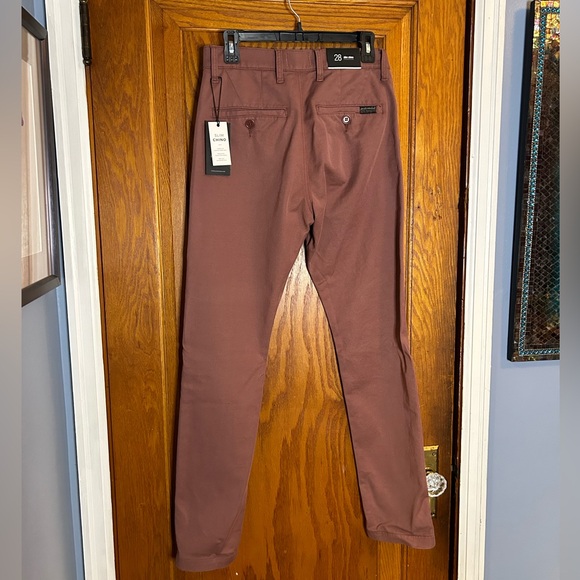 7 for All Mankind Brown slim fit chino pants NWT - Picture 1 of 11